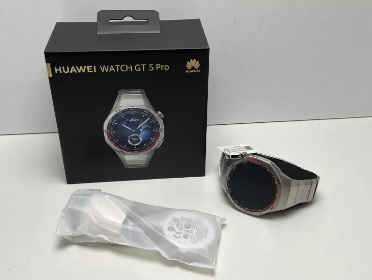 SMARTWATCH HUAWEI WATCH GT 5 PRO 46MM ELITE SREBRNY