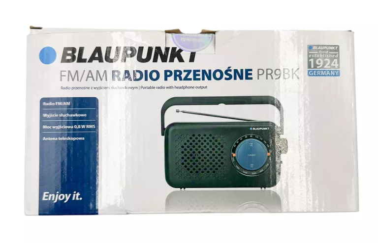 RADIO SIECIOWO-BATERYJNE AM FM BLAUPUNKT PR9BK