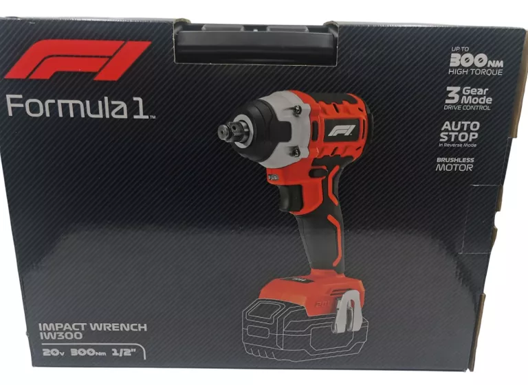 KLUCZ UDAROWY AKUMULATOROWY FORMULA 1 / 300 NM / 20V / 1/2"