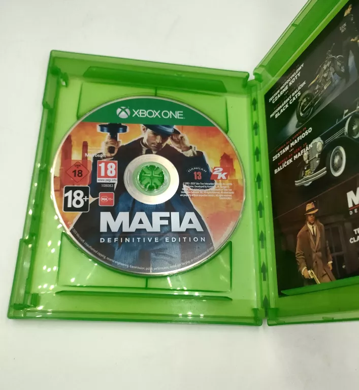 MAFIA DEFINITIVE EDITION XBOX ONE