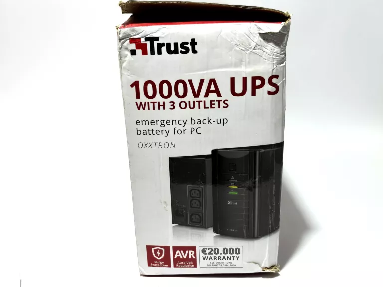 UPS DO KOMPUTERA TRUST OXXTRON ZASILACZ AWARYJNY BEZPRZERWOWY 1000VA