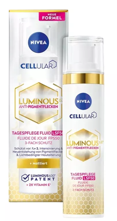 NIVEA CELLULAR LUMINOUS 630 ANTYPIGMENTACYJNY FLUID NA DZIEŃ SPF 50, 40 ML