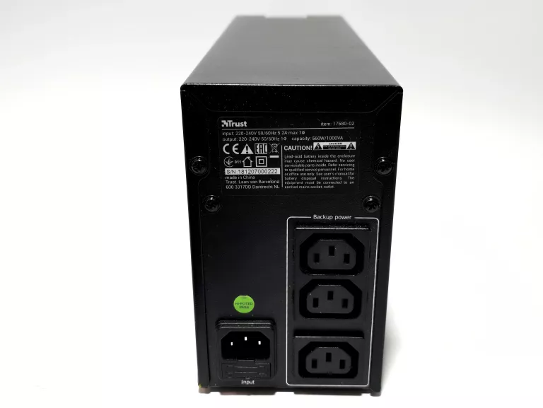 UPS DO KOMPUTERA TRUST OXXTRON ZASILACZ AWARYJNY BEZPRZERWOWY 1000VA