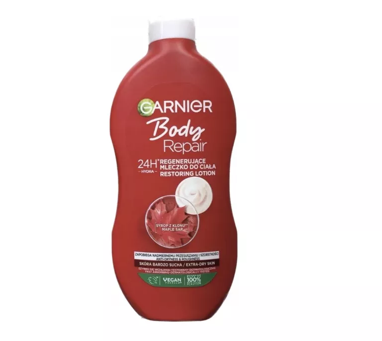 GARNIER BODY INTENSYWNA PIELĘGNACJA REGENERUJĄCE MLECZKO DO CIAŁA 400ML