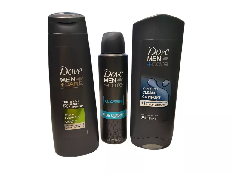 ZESTAW DOVE MEN 3W1 ZEL SZAMPON ODZYWKA ANTYPERSPIRANT