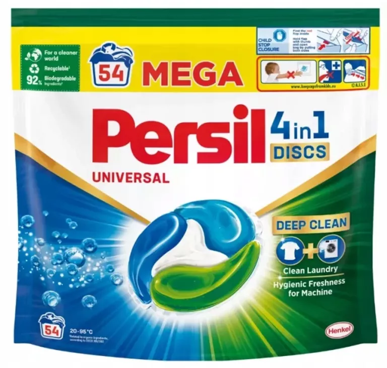 PERSIL DISCS UNIVERSAL 4IN1 KAPSUŁKI DO PRANIA 54SZT 9000101801323