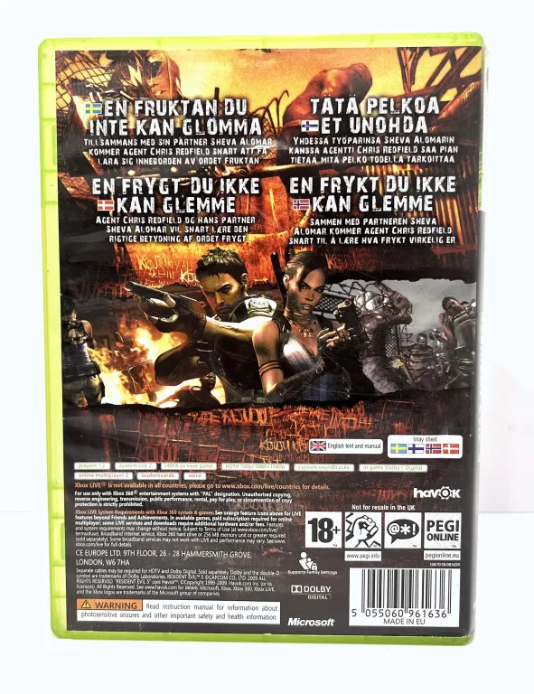 GRA NA XBOX360 RESIDENT EVIL 5