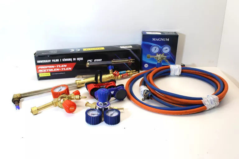 ZESTAW PALNIK MAGNUM + 2X REDUKTOR + WĘŻE + OKULARY