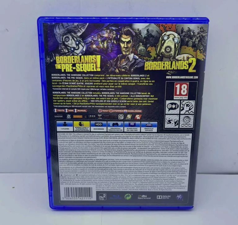 GRA PS4 BORDERLANDS: THE HANDSOME COLLECTION