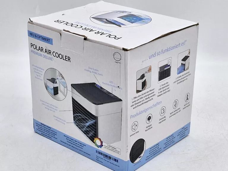 MINI WENTYLATOR/KLIMATYZATOR PRZENOŚNY POLAR AIR COOLER USB