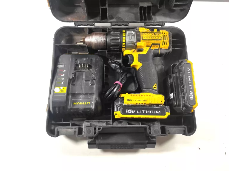 WKRĘTARKA STANLEY FATMAX FMC625 + 2 AKU+ ŁAD + WAL