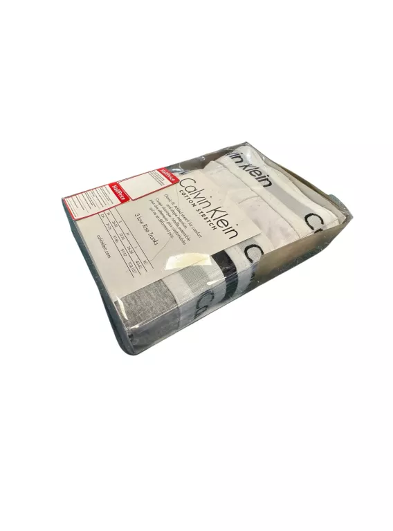 3PAK ORYGINALNYCH BOKSEREK CALVIN KLEIN ROZMIAR S (USZKODZONE OPAKOWANIE)