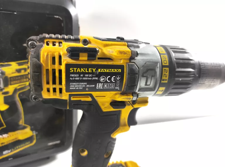 WKRĘTARKA STANLEY FATMAX FMC625 + 2 AKU+ ŁAD + WAL