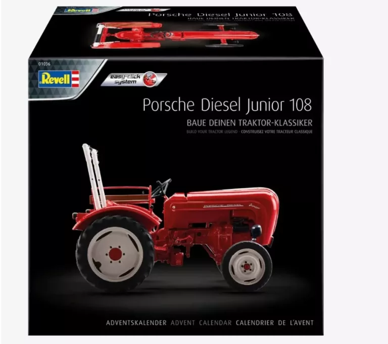MODEL DO SKŁADANIA PORSCHE JUNIOR 108 TRAKTOR 1:24