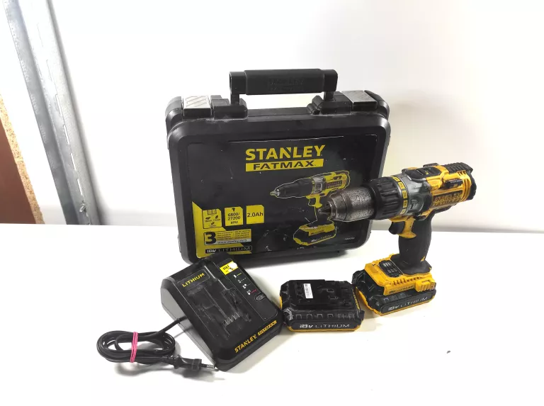 WKRĘTARKA STANLEY FATMAX FMC625 + 2 AKU+ ŁAD + WAL