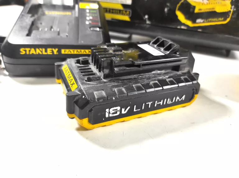 WKRĘTARKA STANLEY FATMAX FMC625 + 2 AKU+ ŁAD + WAL