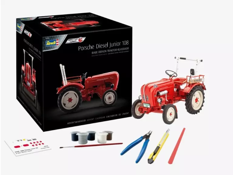 MODEL DO SKŁADANIA PORSCHE JUNIOR 108 TRAKTOR 1:24