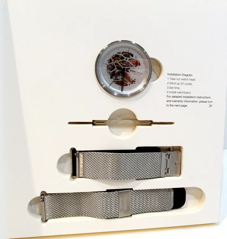 ZEGAREK CIGA DESIGN M021-SISI-W13 SREBRNY AUTOMAT
