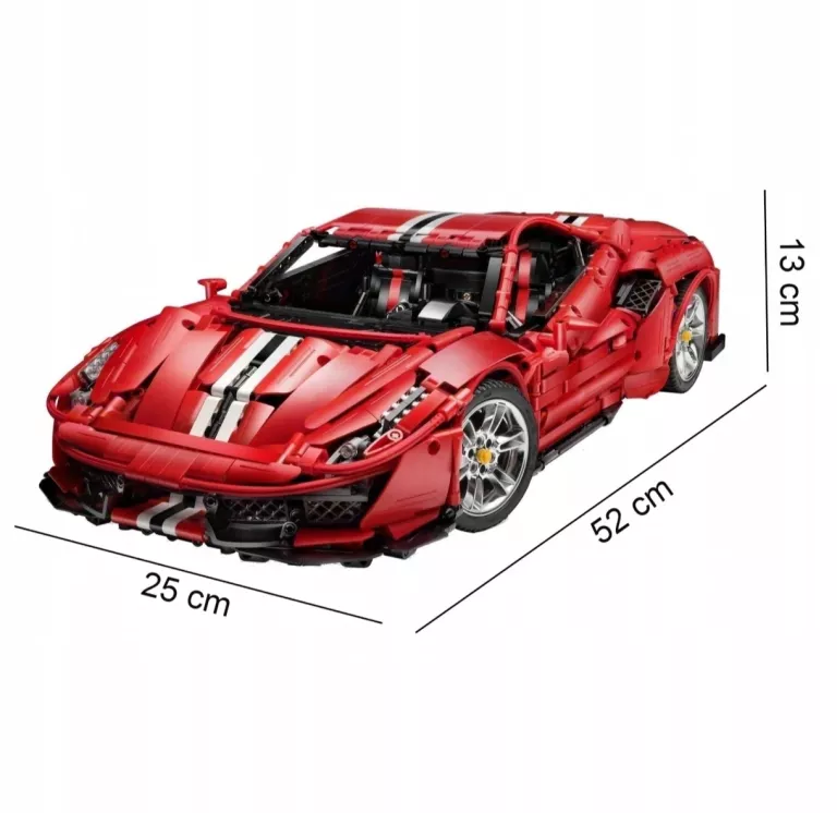 CADA KLOCKI ITALIAN SUPER CAR 3187 EL. ZDALNIE STEROWANY