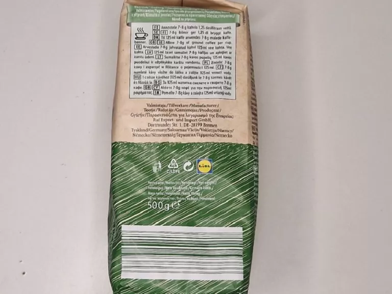 KAWA BIO ORGANIC ZIARNO BELLAROM