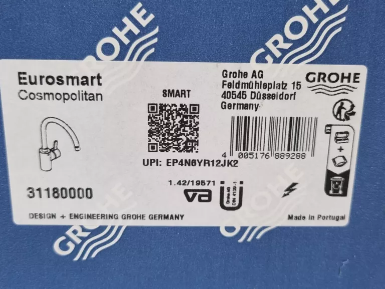 BATERIA ZLEWOZMYWAKOWA GROHE EUROSMART COSMOPOLITAN 31180000