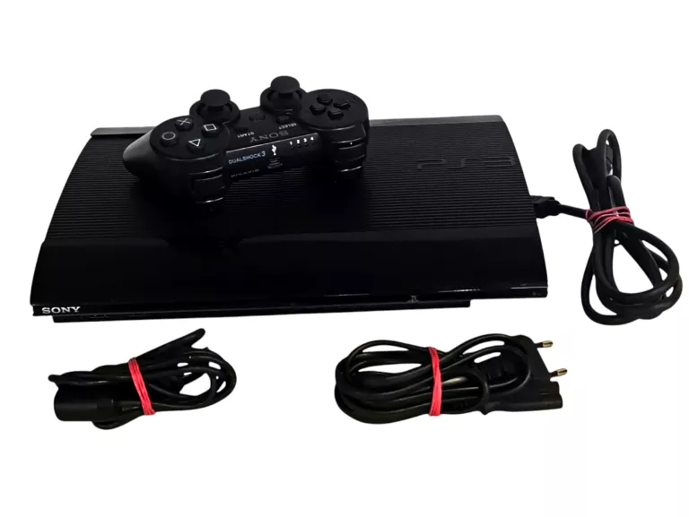 KONSOLA SONY PS3 SLIME 12GB CECH-4004A + OKABLOWANIE + ZASILACZ