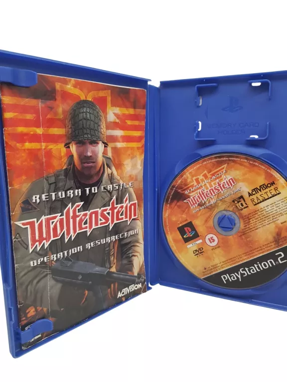 GRA RETURN TO CASTLE WOLFENSTEIN OPERATION RESURECTION PLAYSTATION 2 (PS2)