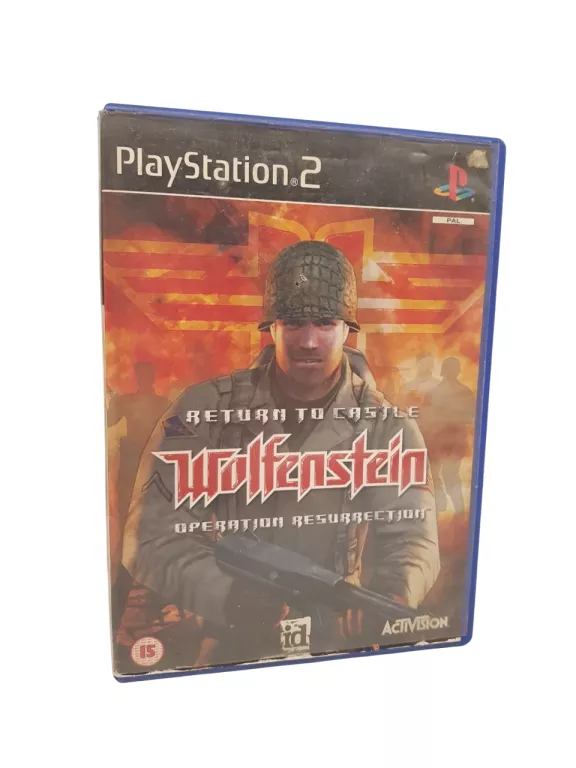 GRA RETURN TO CASTLE WOLFENSTEIN OPERATION RESURECTION PLAYSTATION 2 (PS2)