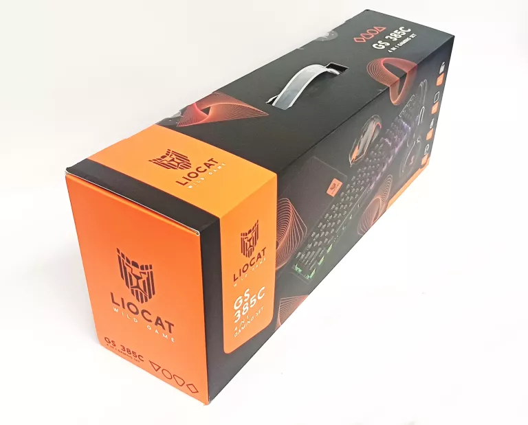 ZESTAW GAMINGOWY 4 W 1 LIOCAT KLAWIATURA + MYSZ + SŁUCHAWKI + PODKŁADKA