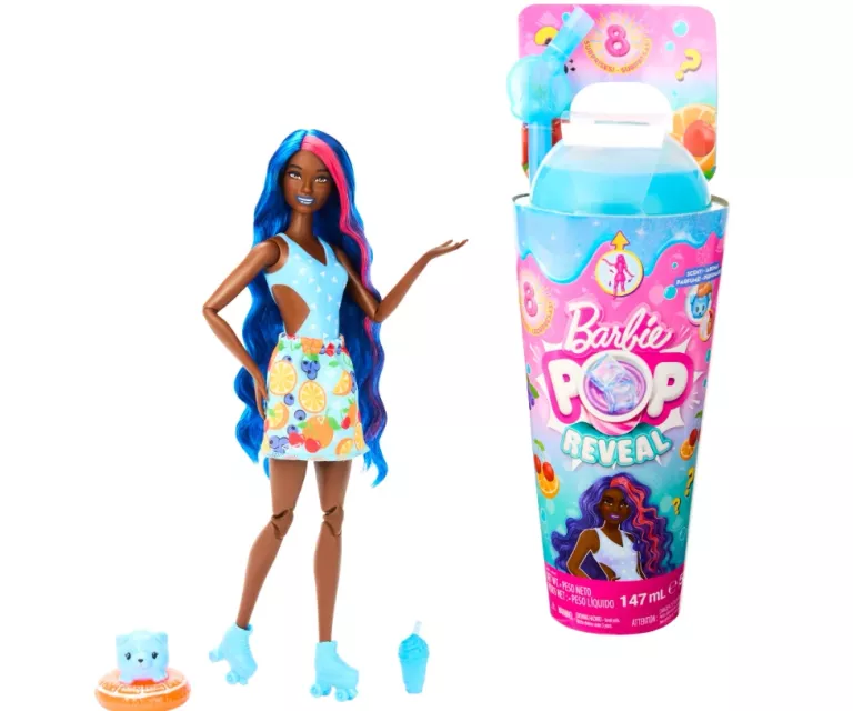 MATTEL BARBIE POP REVEAL PONCZ OWOCOWY HNW40