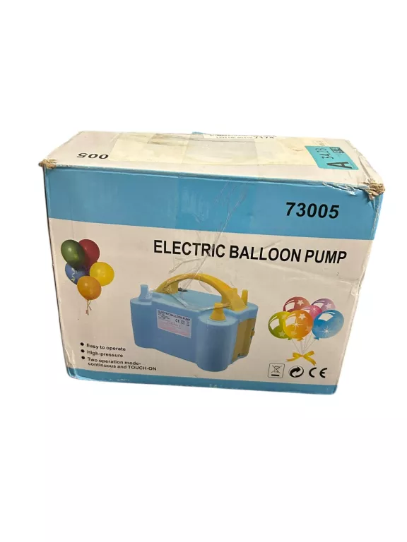 ELEKTRYCZNA POMPKA DO BALONÓW PARTY TIME 600W NIEBIESKO-ŻÓŁTA