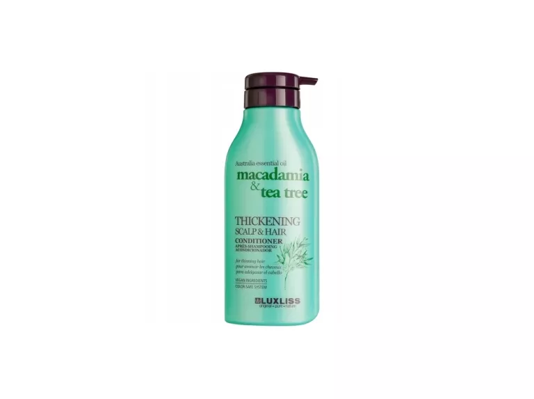 LUXLISS MACADAMIA TEA TREE ODŻYWKA DO WŁOSÓW ZAGĘSZCZAJĄCA 500ML