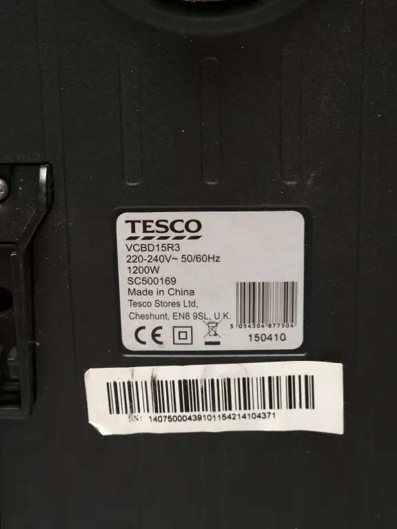 ODKURZACZ WORKOWY TESCO 1200W