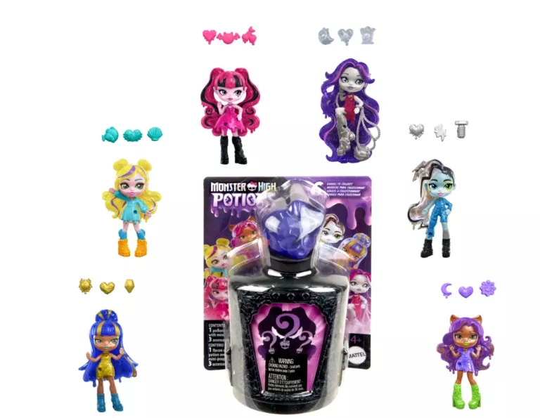 ZACZAROWANY ELIKSIR POTION LALKA MONSTER HIGH ELIKSIRY MINILALKA SERIA 1