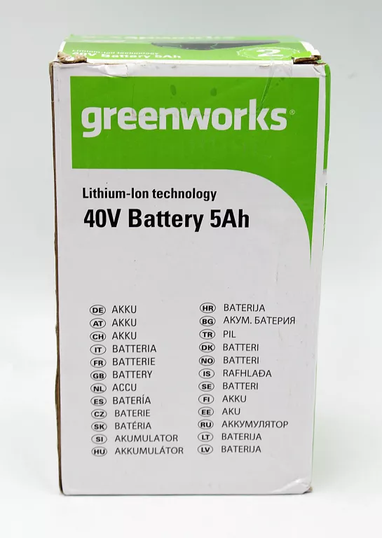 AKUMULATOR GREENWORKS G40B4 40V 5AH