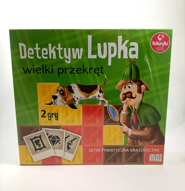 GRA LOGICZNA DETEKTYW LUPKA WIELKI PRZEKRĘT KUKURYKU