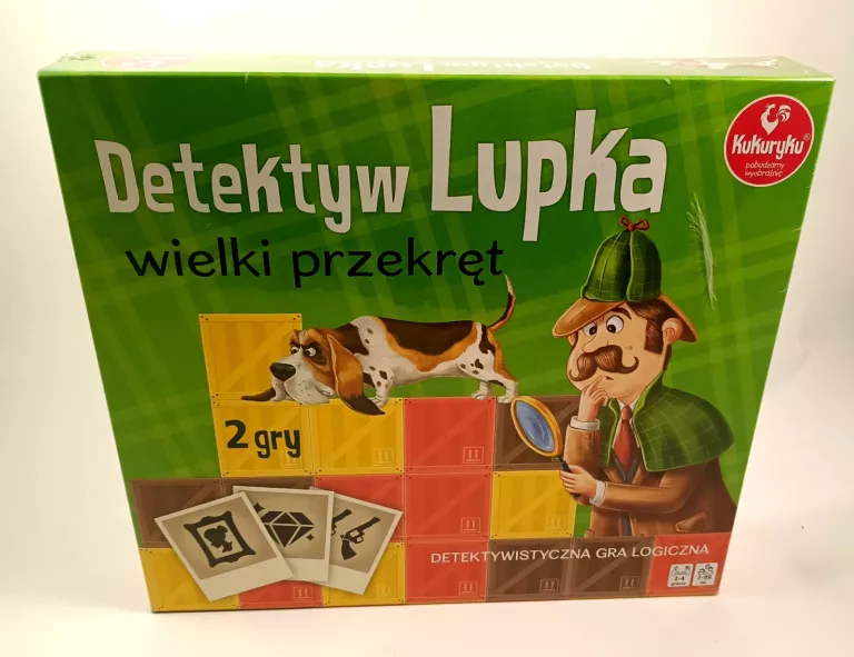 GRA LOGICZNA DETEKTYW LUPKA WIELKI PRZEKRĘT KUKURYKU