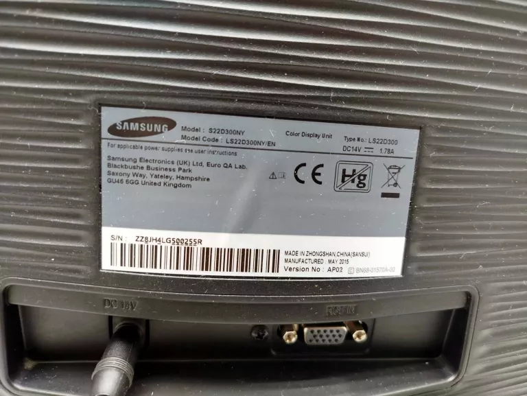 MONITOR SAMSUNG S22D300NY