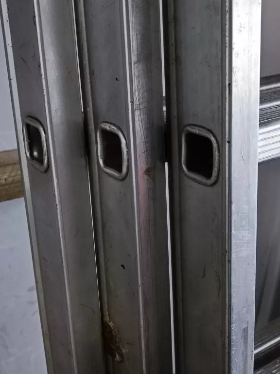 DRABINA PRO ALUMINIOWA 3-ELEMENTOWA 3X9 SZCZEBLI DRABEST