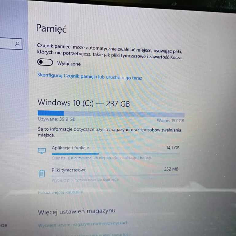 LAPTOP LENOVO G780 RAM 4GB/250GB DYSK/ WIN10+ŁAD
