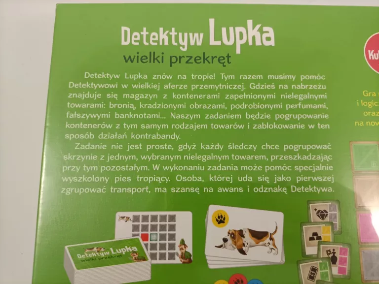 GRA LOGICZNA DETEKTYW LUPKA WIELKI PRZEKRĘT KUKURYKU