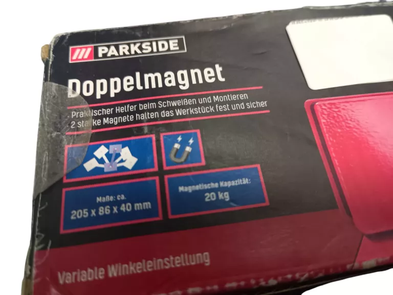 PODWÓJNY MAGNEZ SPAWALNICZY PARKSIDE 20KG