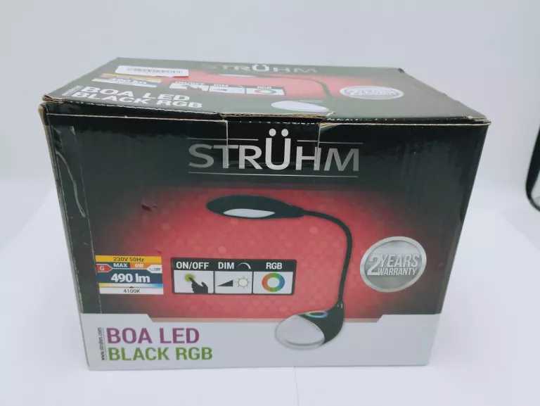 LAMPKA BIURKOWA SMD LED BOA LED BLACK RGB