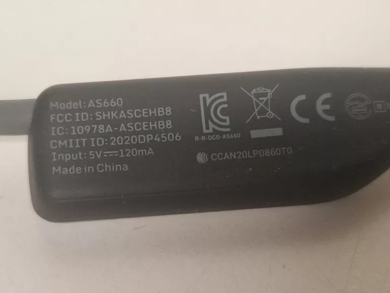SŁUCHAWKI KOSTNE NAUSZNE AFTERSHOKZ OPENMOVE SZARY