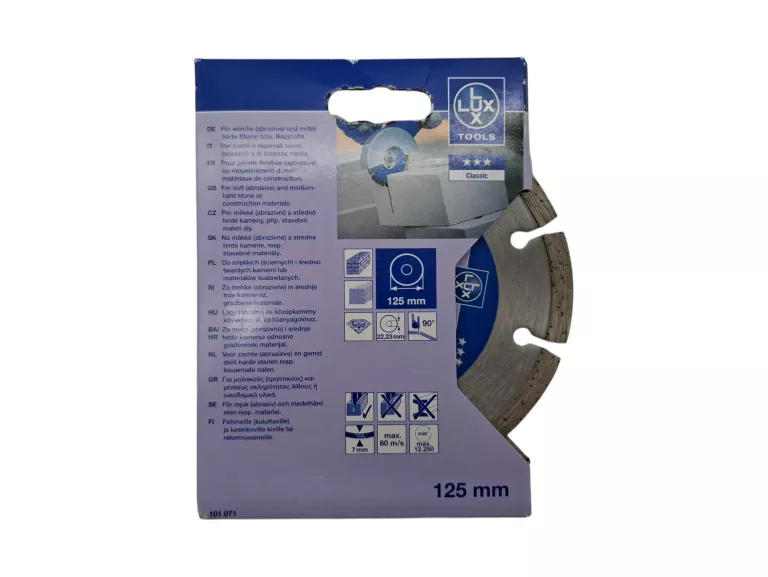 TARCZA PILARSKA LUX LASSIC 125 MM