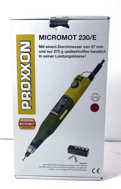 PROXXON MICROMOT 230/E, FREZARKO, WIERTARKO, SZLIFIERKO, POLERKA PR28440