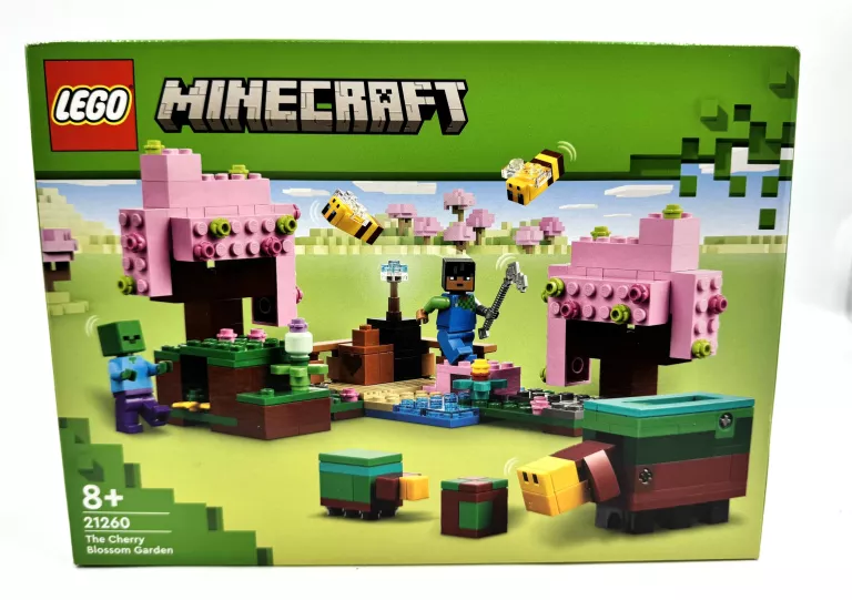 LEGO MINECRAFT 21260 WIŚNIOWY OGRÓD SUNNY ZOMBIE 2X PSZCZOŁA 2X NIUCHACZ