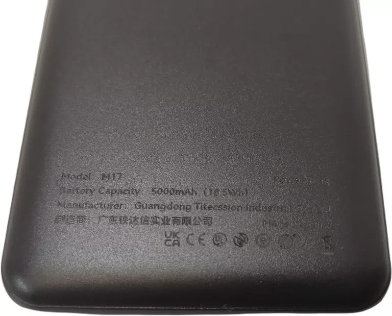 POWERBANK TDX 5000 MAH MAGSAFE 5000 MAH CZARNY PUDEŁKO