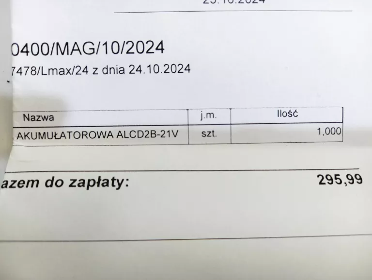 PIŁA ŁAŃCUCHOWA AKUMULATOROWA 8" PILARKA BEZSZCZOTKOWA ALFA ALCD2B-21V
