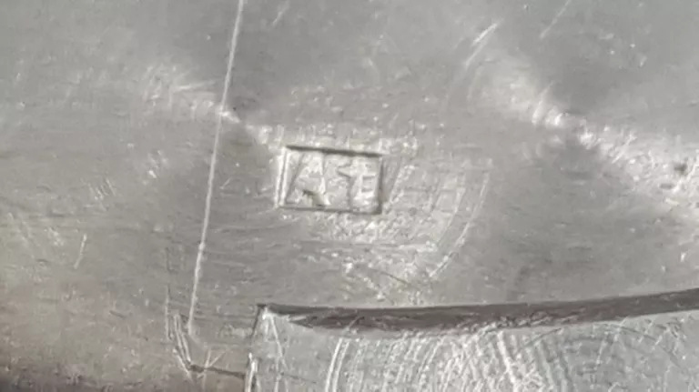 STARA SREBRNA PUDERNICA PRÓBA 800 WAGA OKOŁO 120G